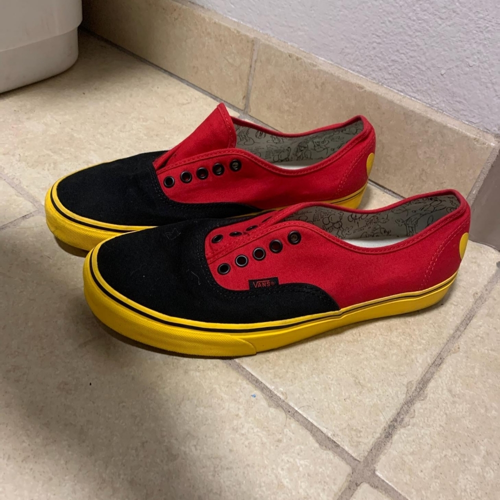 Men's Mickey Mouse Vans